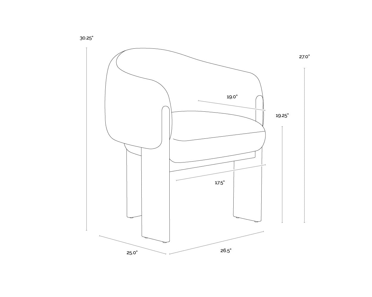 Trina Dining Armchair