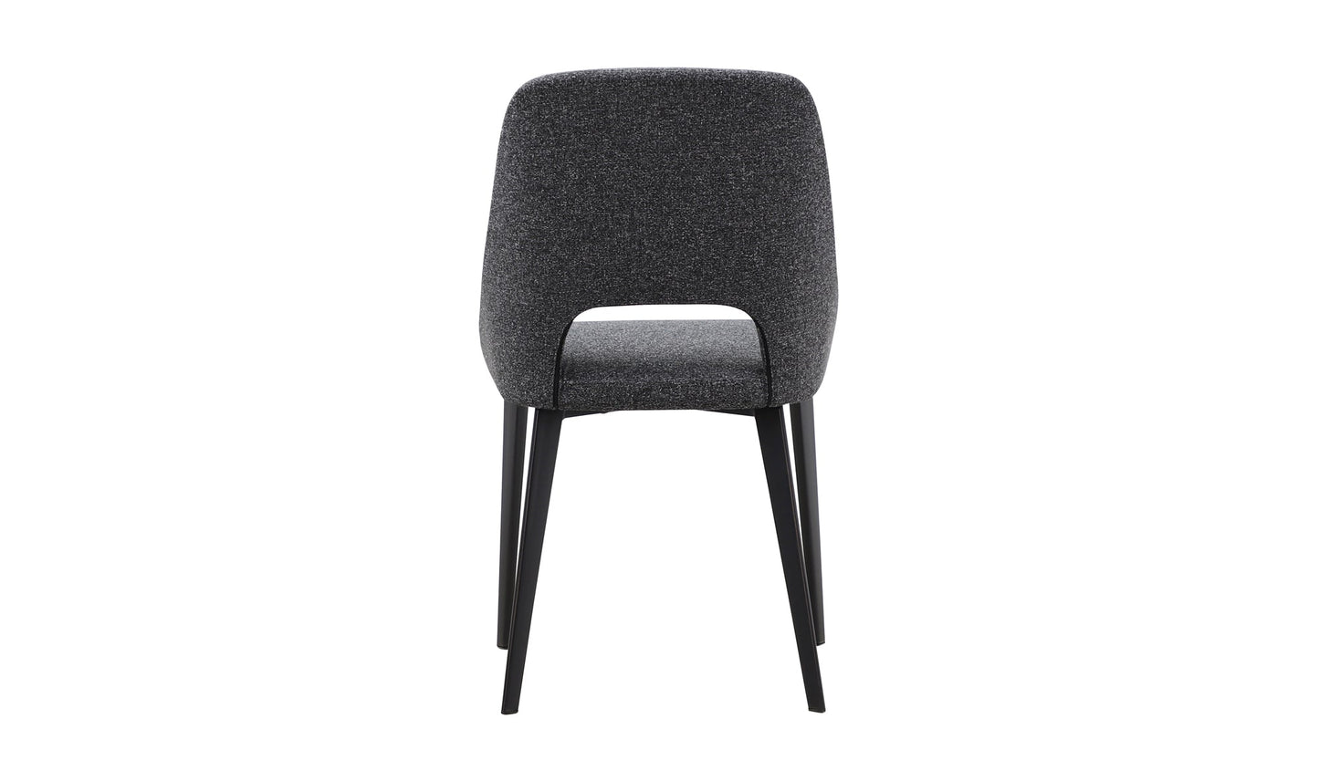 Set of Two Tiff Dining Chair - Dark Grey