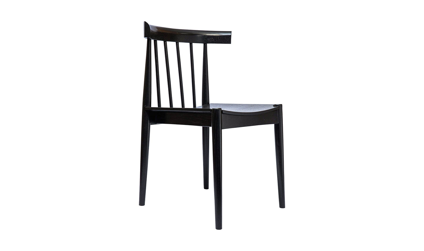 Set of Two Rosedale Dining Chair - Black