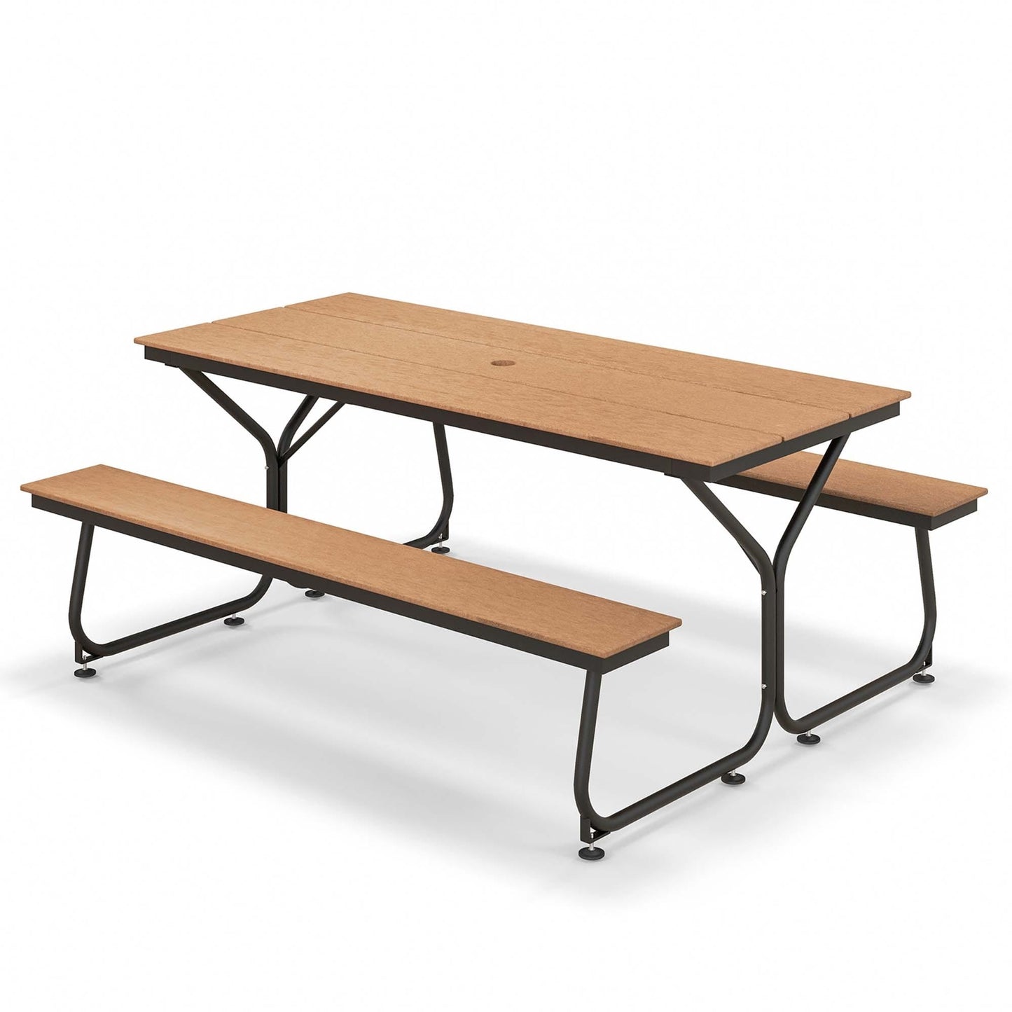 Costway 6FT Picnic Table Bench Set Outdoor HDPE Heavy-Duty Table for - See Details