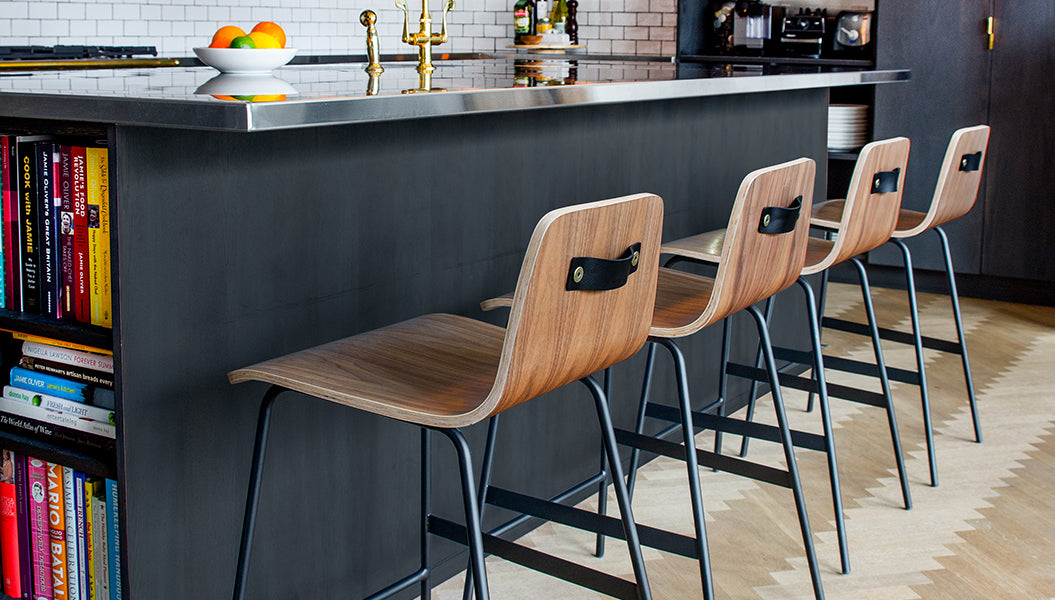 Gus* Modern Lecture Counter Stool Wood