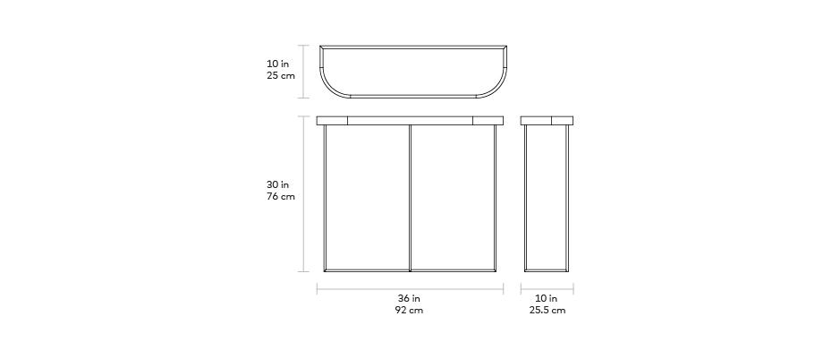 Gus* Modern Porter Console Table
