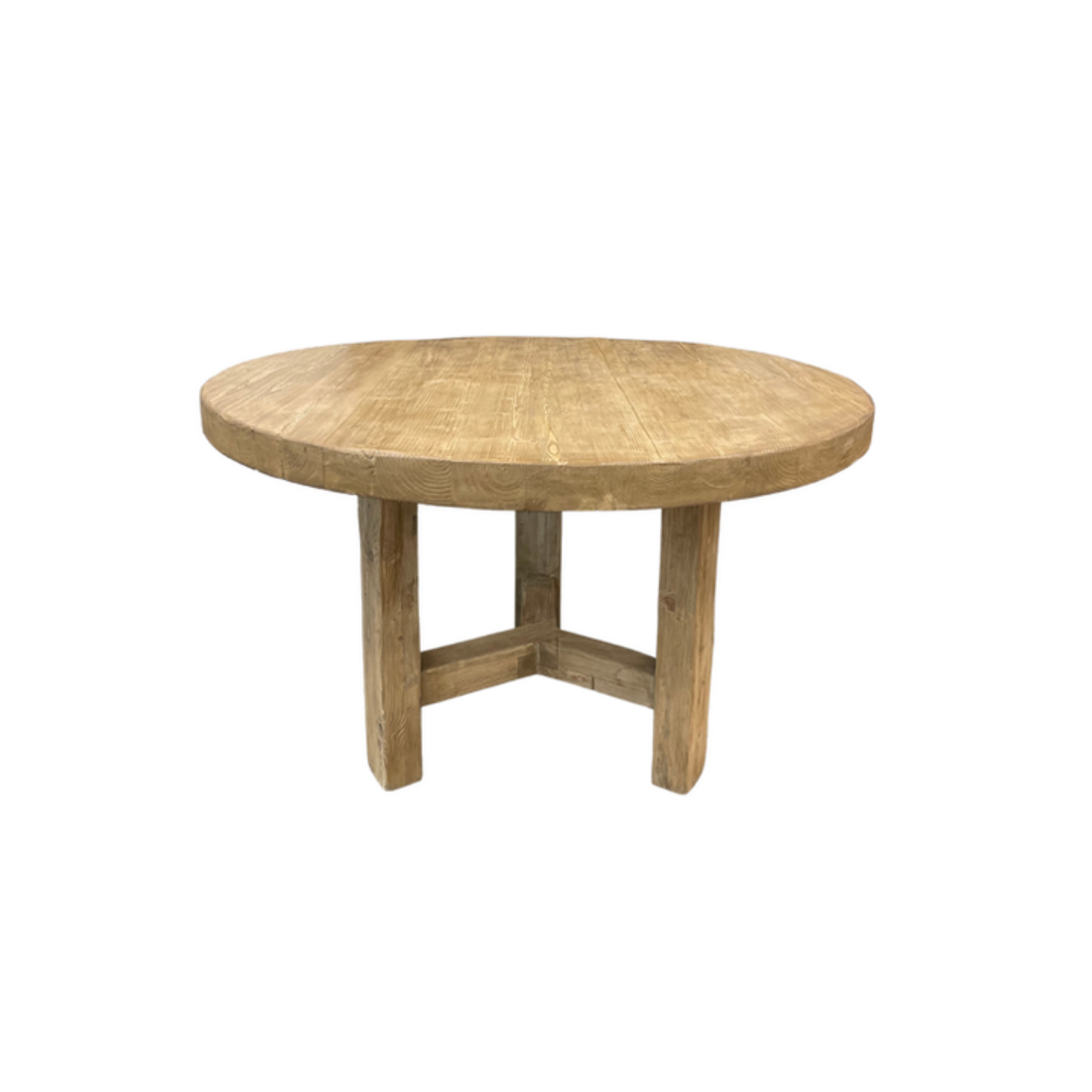 Lawrence Reclaimed Wood Round Dining Table
