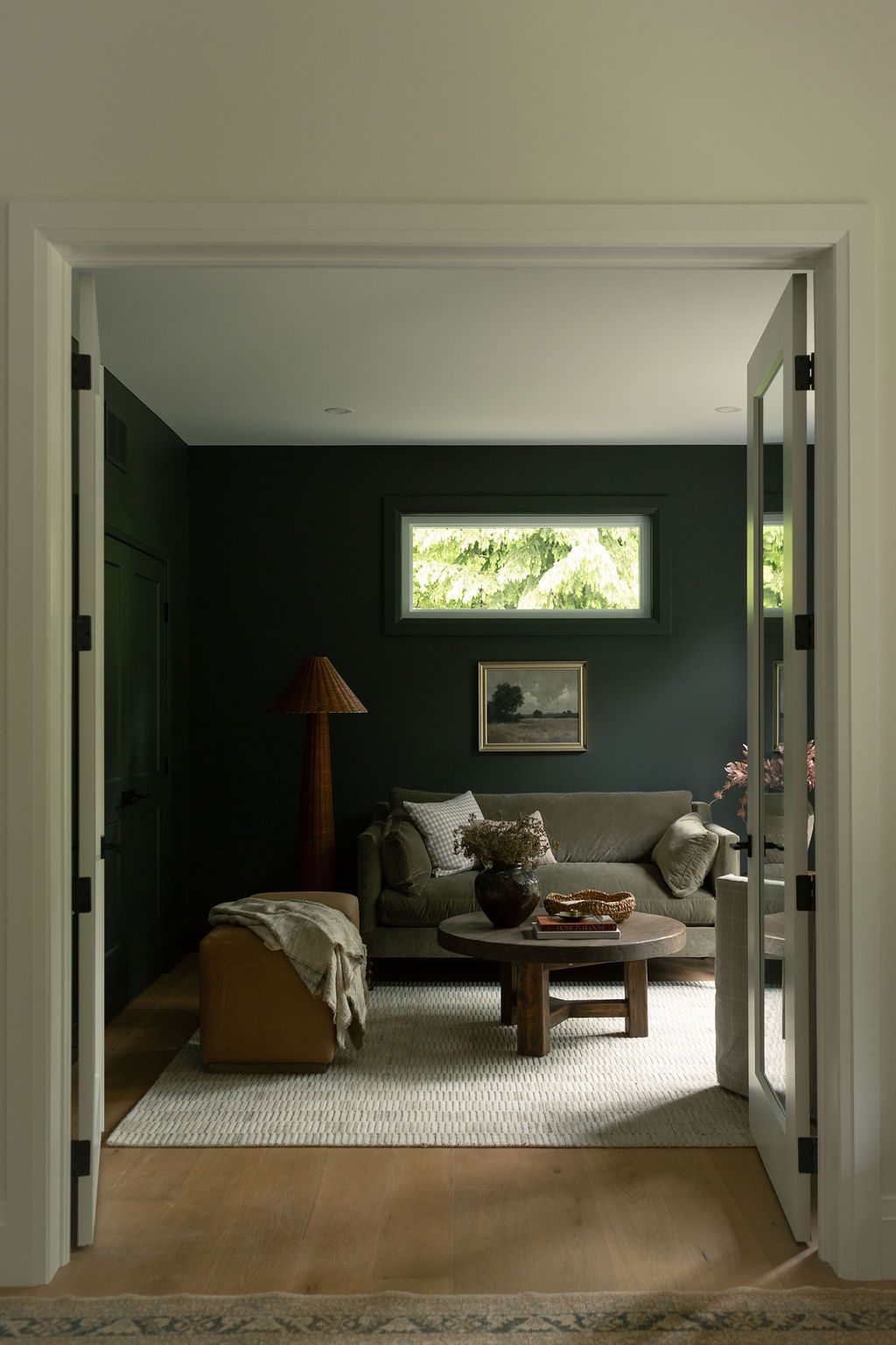 Lawrence Round Reclaimed Wood Coffee Table - Aged Brown