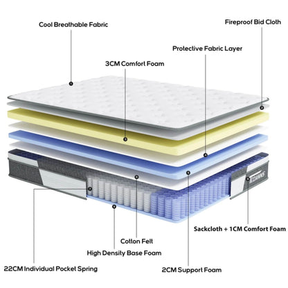 10-inch Memory Foam and Innerspring Hybrid Mattress