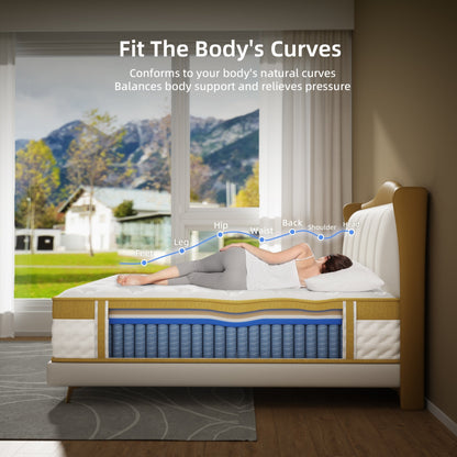 10-inch Memory Foam and Innerspring Hybrid Mattress