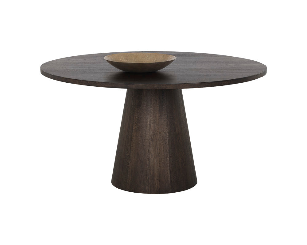 Althea Dining Table / Brown Oak