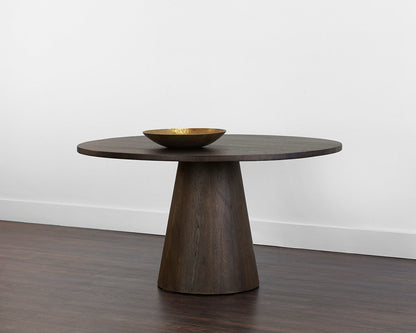 Althea Dining Table / Brown Oak