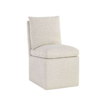 Glenris Wheeled Dining Chair