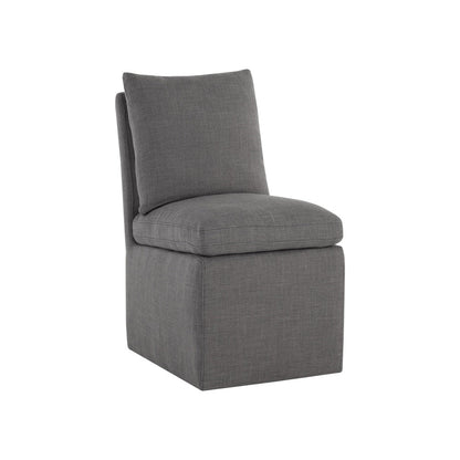 Glenris Wheeled Dining Chair