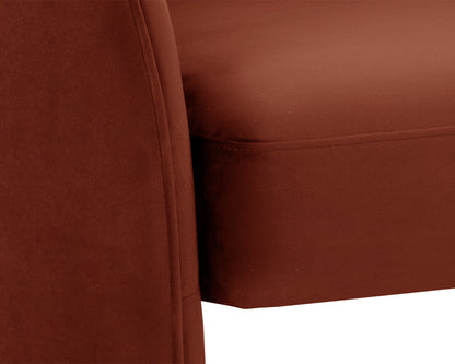 Rosie Lounge Chair - Meg Rust
