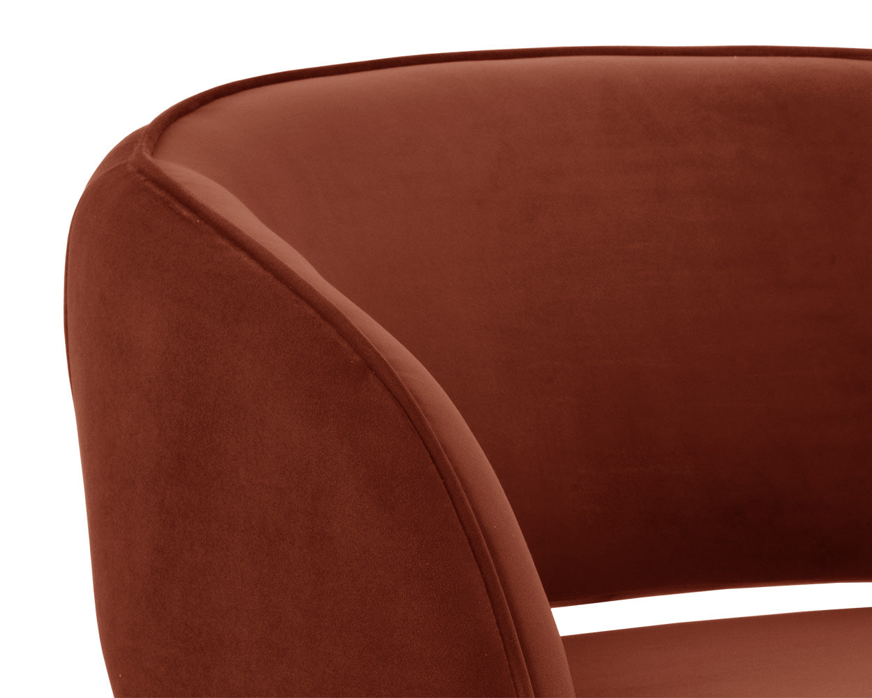 Rosie Lounge Chair - Meg Rust