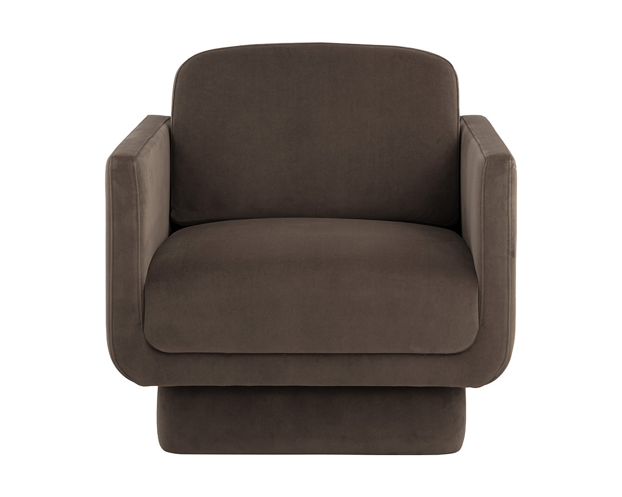 Evelyn Lounge Chair - Meg Dark Brown