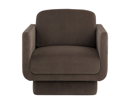 Evelyn Lounge Chair - Meg Dark Brown