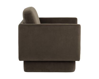 Evelyn Lounge Chair - Meg Dark Brown