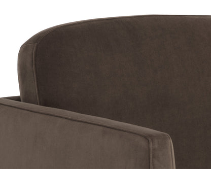 Evelyn Lounge Chair - Meg Dark Brown