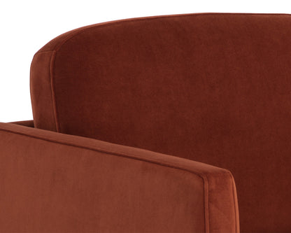 Evelyn Lounge Chair - Meg Rust