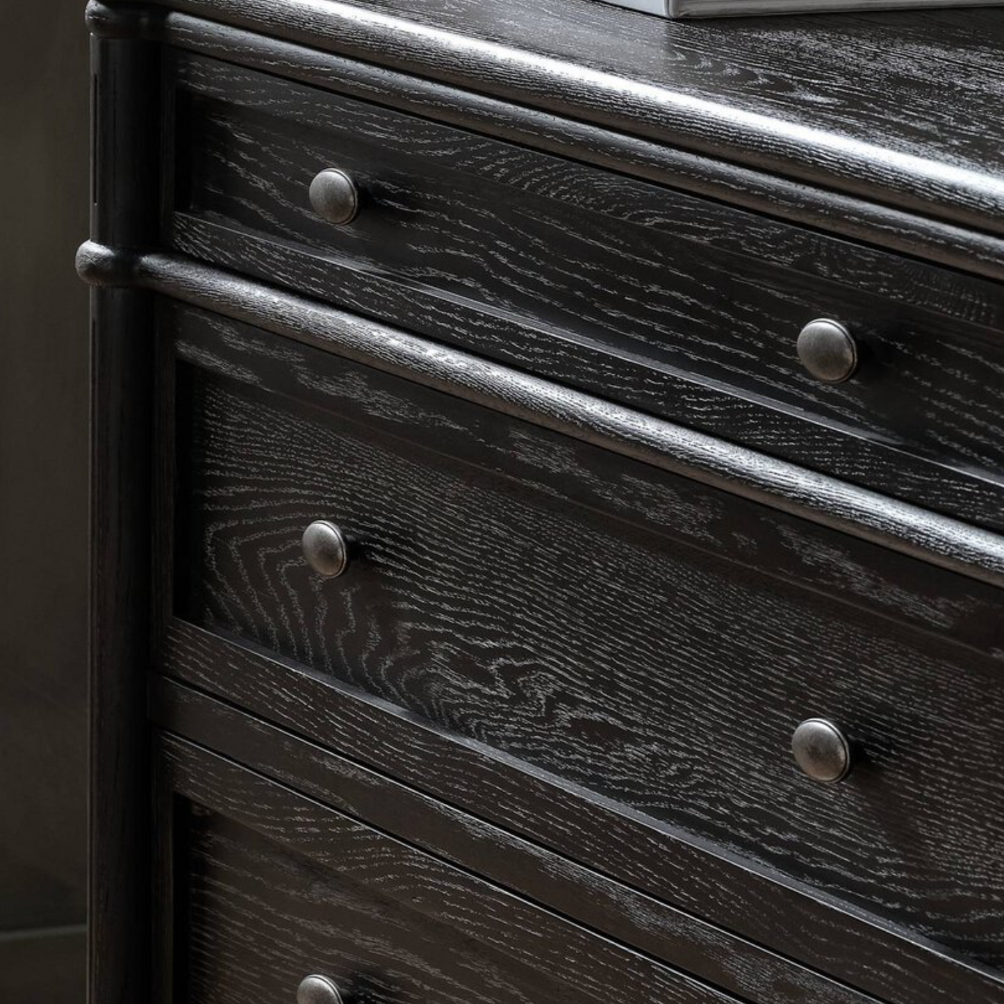 Toulouse Dresser - Distressed Black
