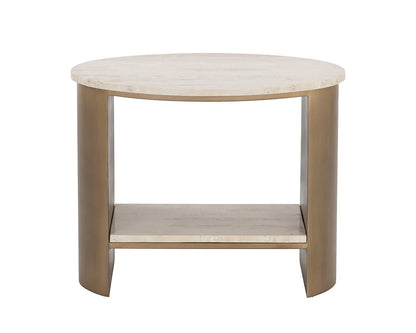 Rasha End Table - Oval