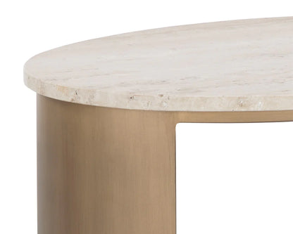 Rasha End Table - Oval