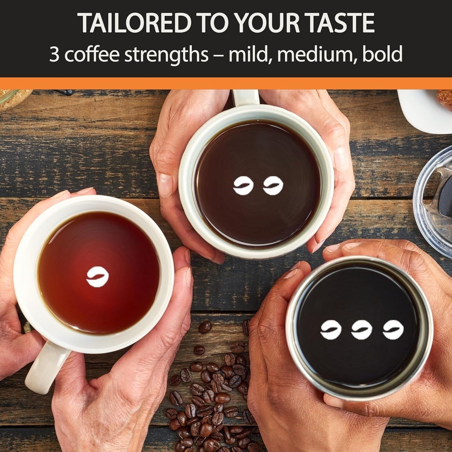 14-Cup Programmable Coffee Maker, Stainless Carafe, 3 Brew Strengths, 24H Timer, 4H Keep Warm