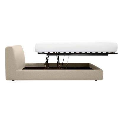 Cello Queen Storage Bed - Lana Sand