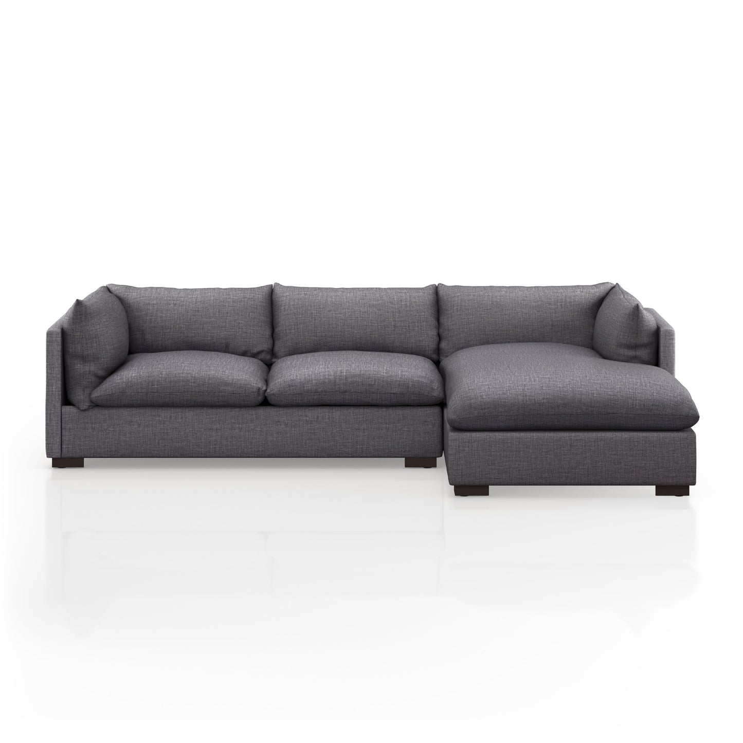 Walden 2 Piece Sectional - Charcoal