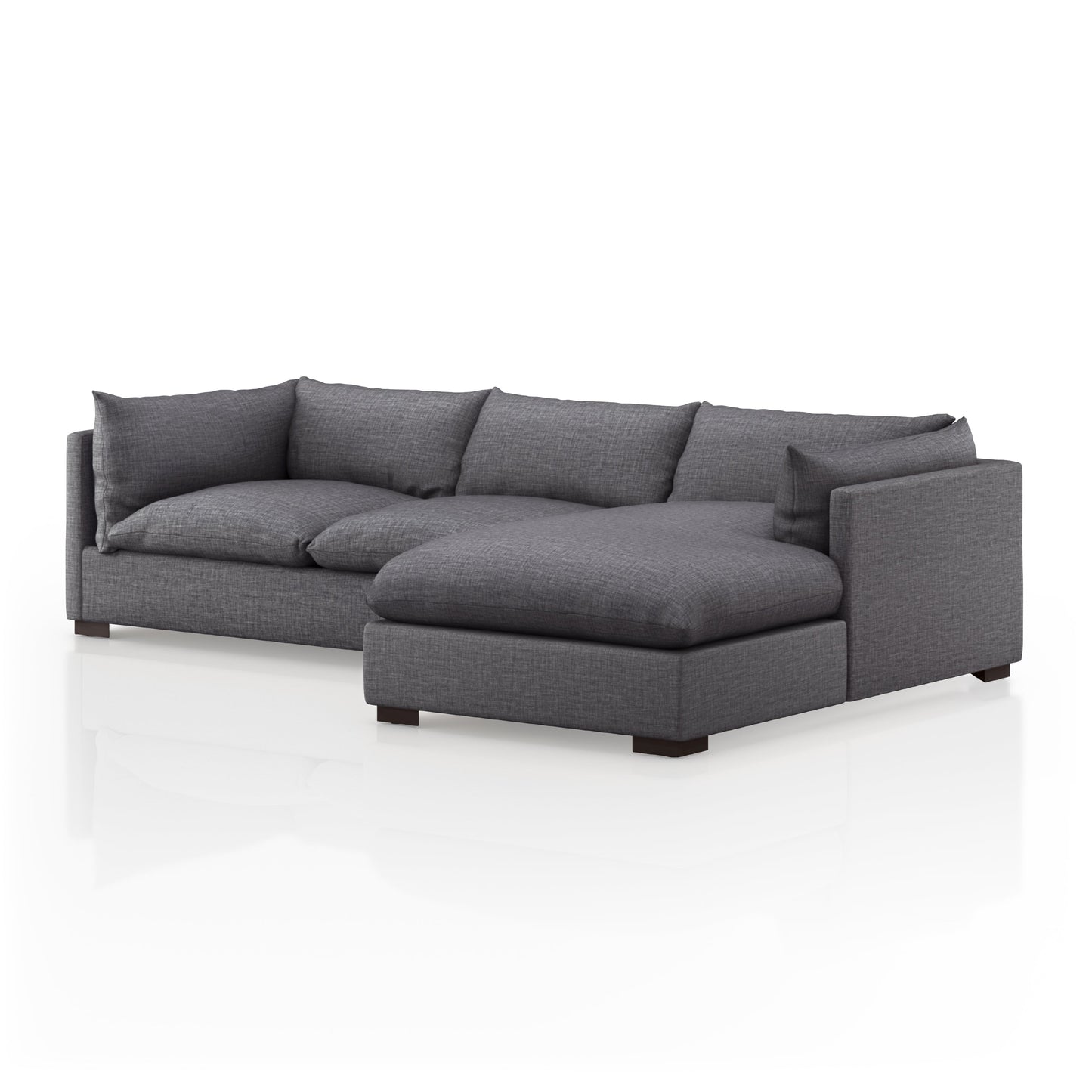 Walden 2 Piece Sectional - Charcoal
