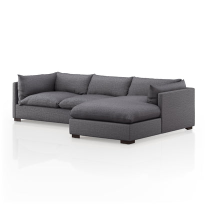 Walden 2 Piece Sectional - Charcoal