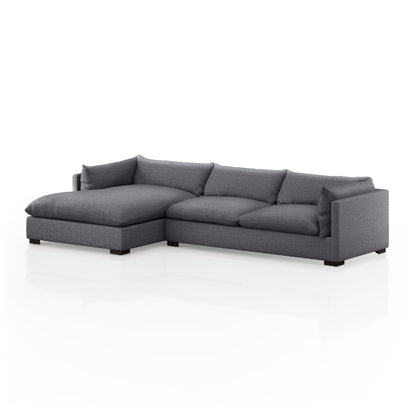 Walden 2 Piece Sectional - Charcoal