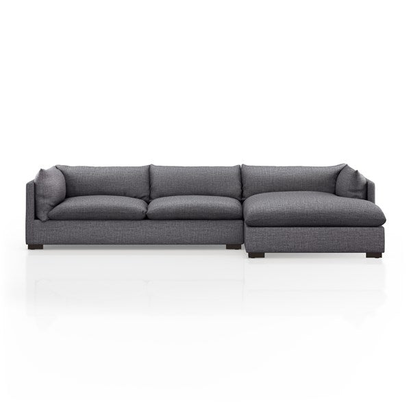 Walden 2 Piece Sectional - Charcoal