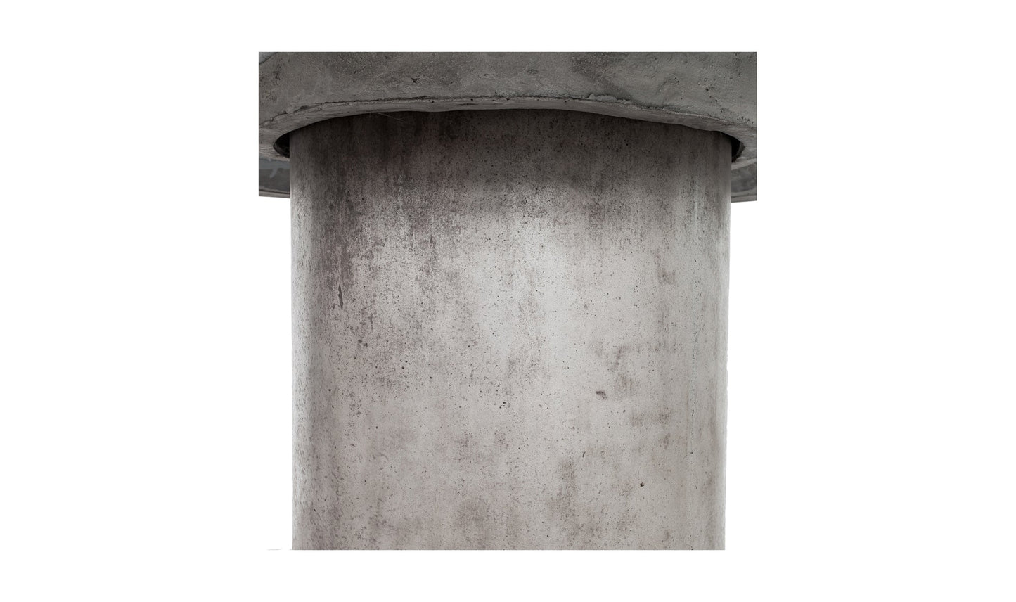 Cassi Outdoor Round Dining Table  - Grey