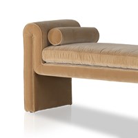 Michelle Accent Bench - Camel