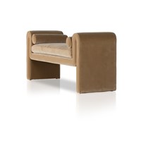 Michelle Accent Bench - Camel