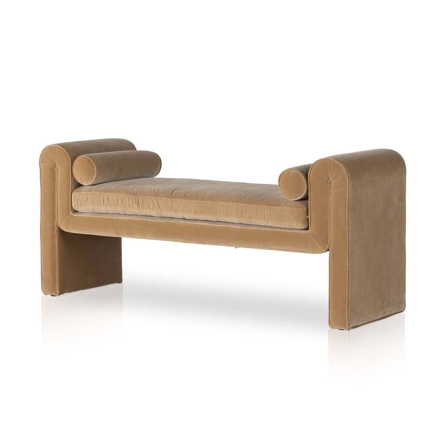 Michelle Accent Bench - Camel