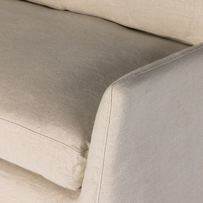 Monty 94 Slipcover Sofa - Natural