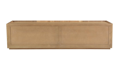 Lath Media Cabinet - Natural