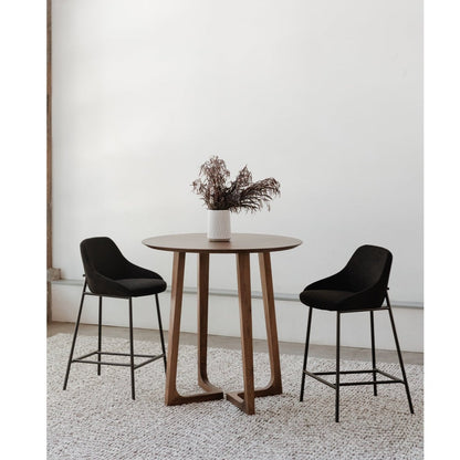 Set of Two Shelly Counter Stool - Black
