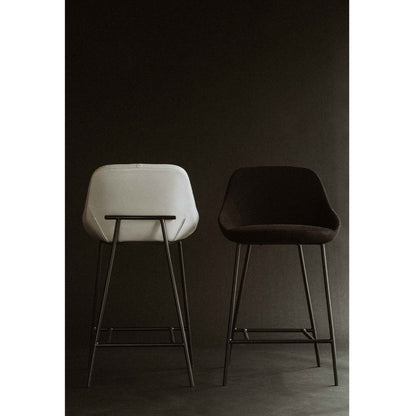 Set of Two Shelly Counter Stool - Black
