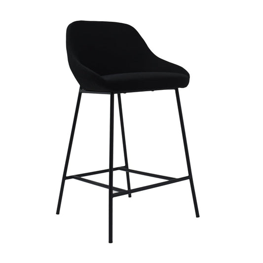 Set of Two Shelly Counter Stool - Black