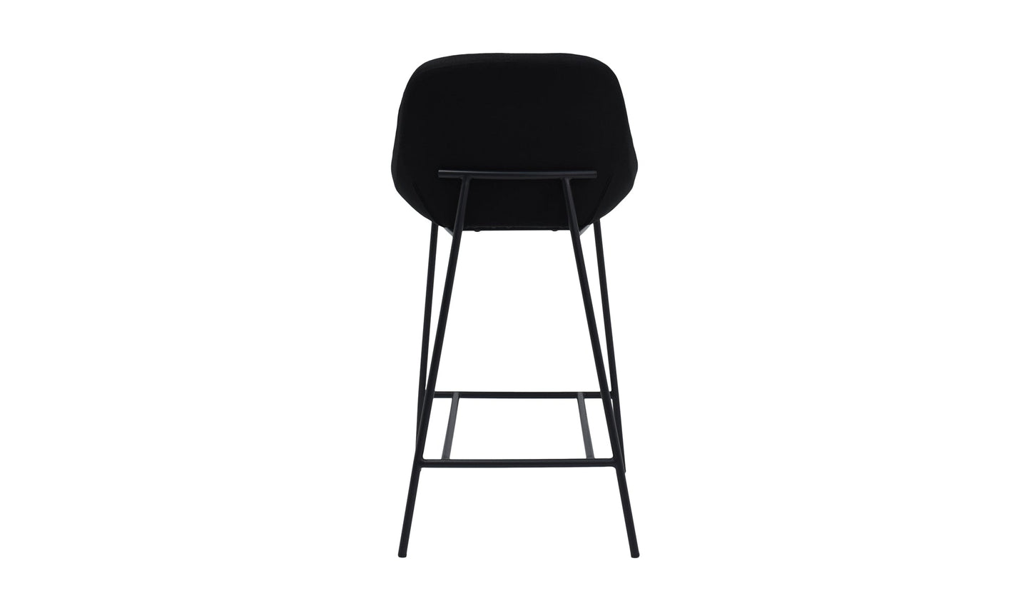 Set of Two Shelly Counter Stool - Black