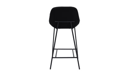 Set of Two Shelly Counter Stool - Black