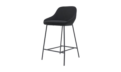 Set of Two Shelly Counter Stool - Black
