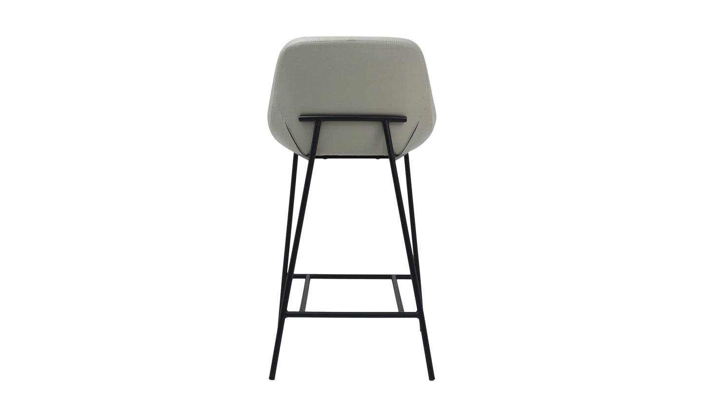 Set of Two Shelly Counter Stool - Beige