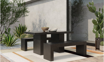 Aurelius Outdoor Dining Table - Black