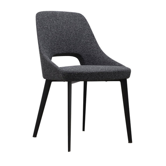 Set of Two Tiff Dining Chair - Dark Grey