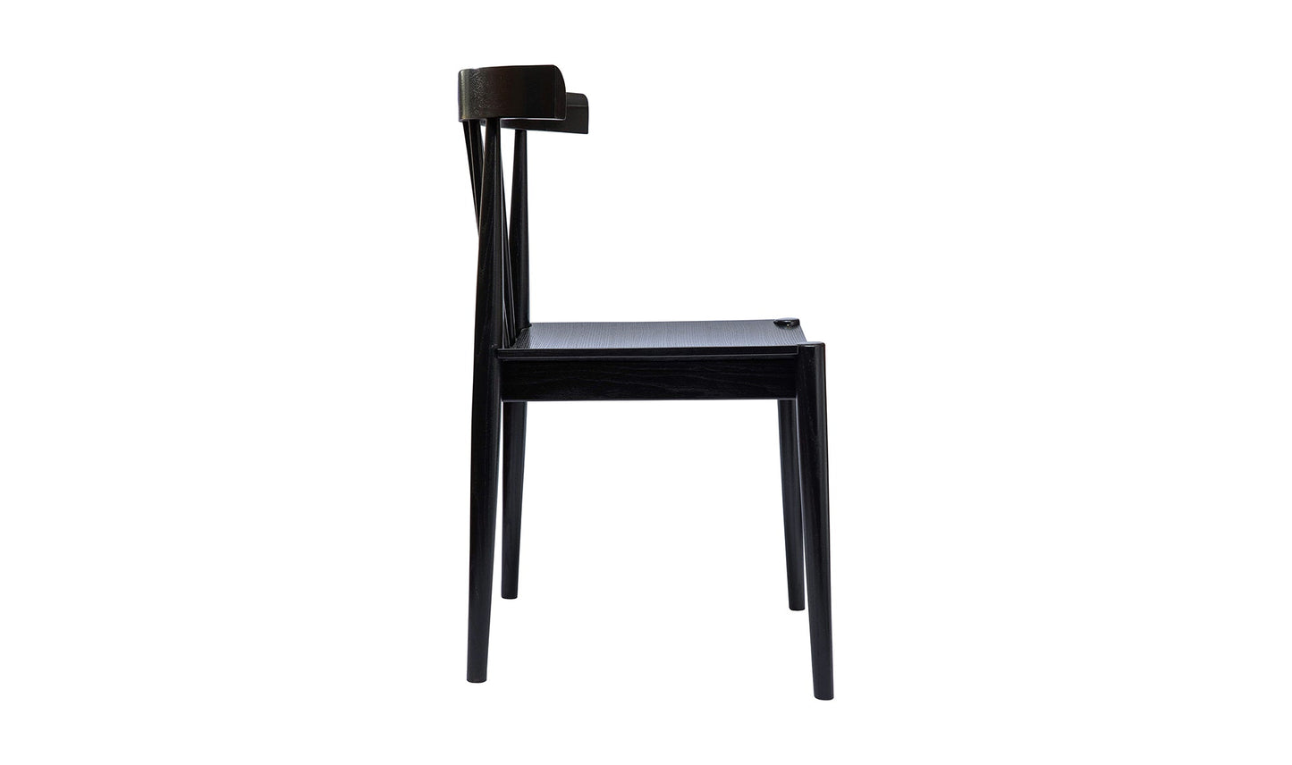 Set of Two Rosedale Dining Chair - Black