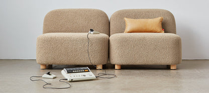 Gus* Modern Circuit Modular 103 Three-Piece Sofa