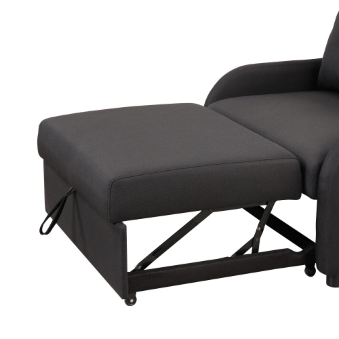 3-in-1 Pull-Out Sofa Sleeper with Collapsible Wing Table & USB Ports by Harper&Bright Designs