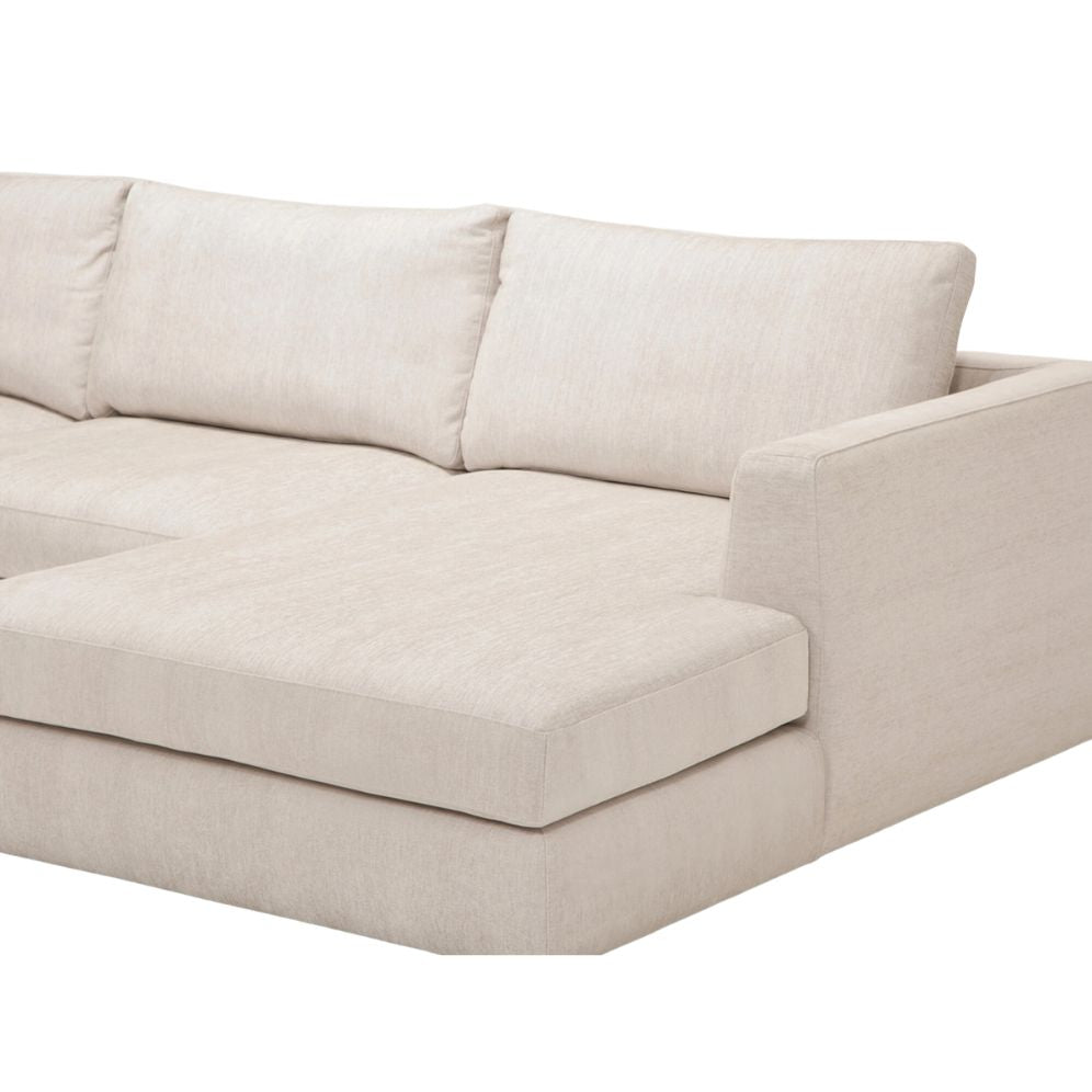 Cello Two-Piece Sectional with Right Arm Facing Chaise - Coda Beach
